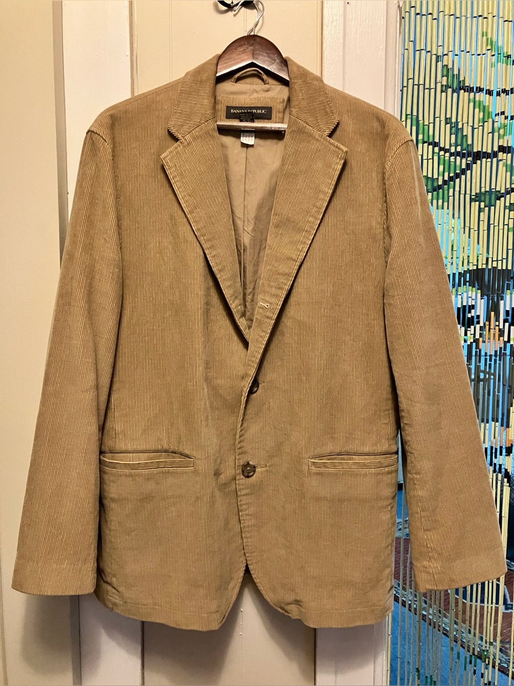 Vintage Banana Republic Camel Corduroy Sport Coat Jacket
